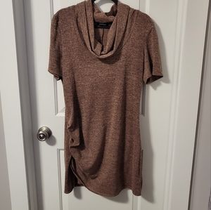 Le Chateau Heathered Pink Sweater dress